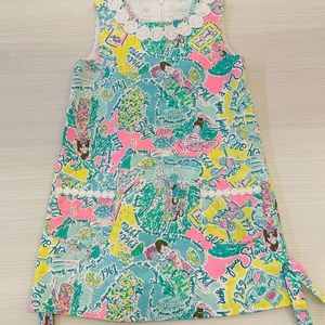 Lilly Pulitzer 4t In the Beginning Girls Shift Dress